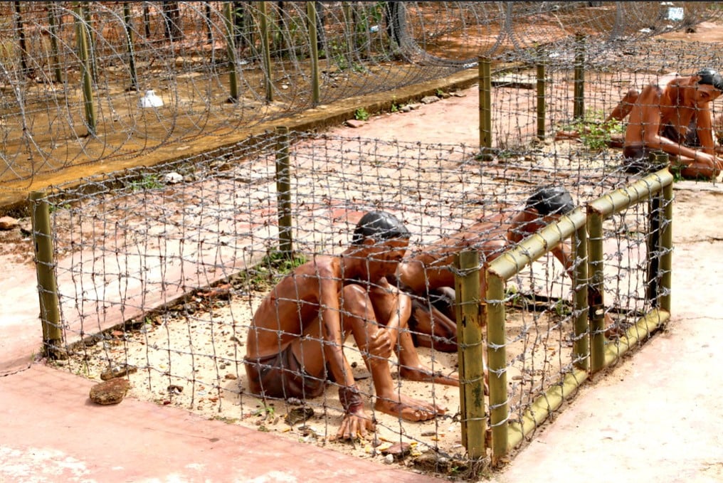 The notorious Phu Quoc Prison Tiger Cage